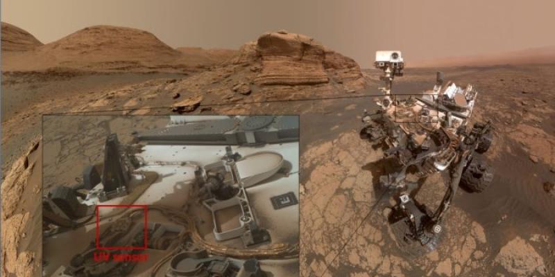 Sensor ultravioleta embarcado en el rover Curiosity de la NASA