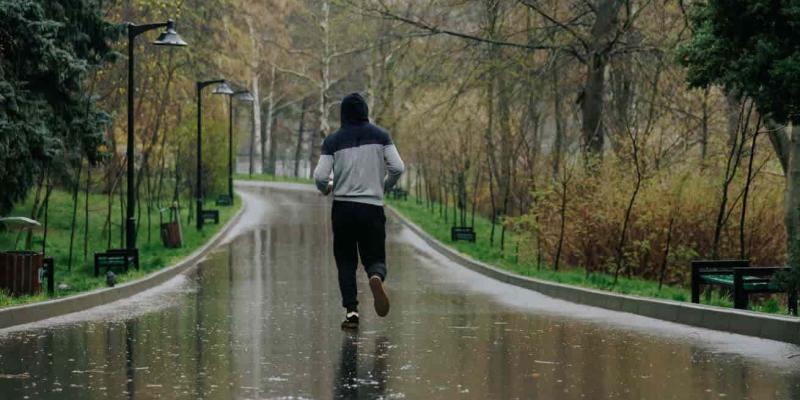 Beneficios del running bajo la lluvia