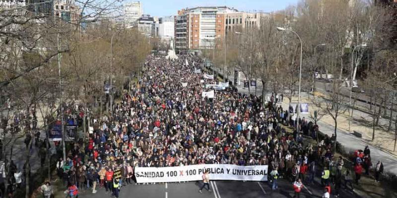 El Sindicato de Enfermería reclama una sanidad pública y universal