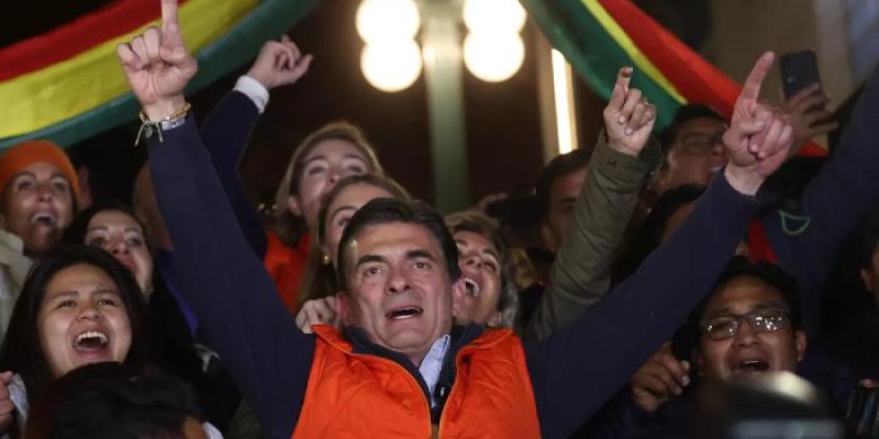 El candidato más votado a la Presidencia de Bolivia, Rodrigo Paz Pereira, del Partido Demócrata Cristiano