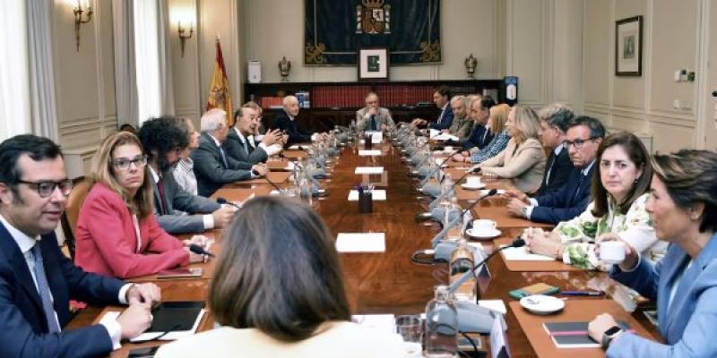 Reunión del Pleno del Consejo General del Poder Judicial (CGPJ). 