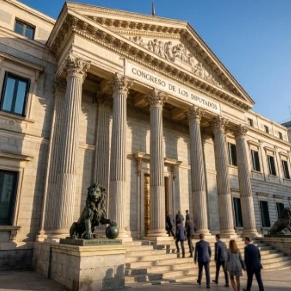 Entrada del Congreso de los Diputados