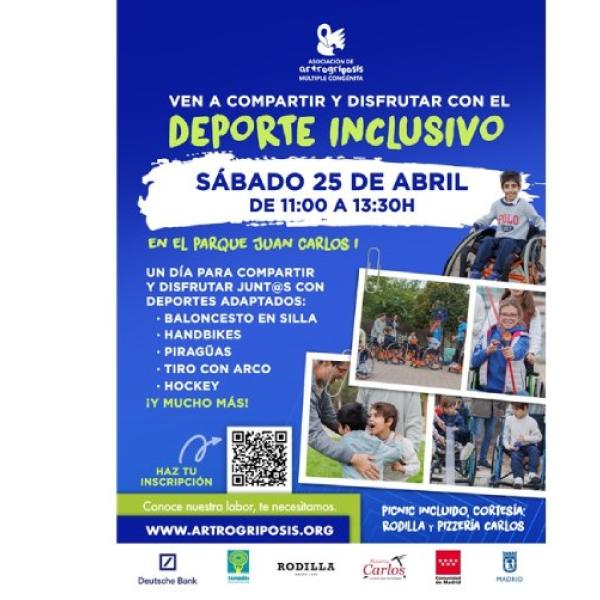cartel deporte inclusivo