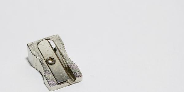 Fotografía de un sacapuntas 