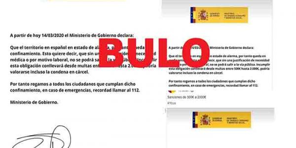 El Gobierno español desmienten los bulos en las Redes Sociales