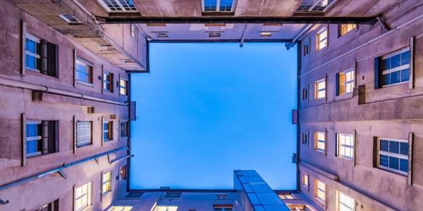 Patio interior de una vivienda