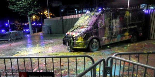 Disturbios cataluña manifestaciones procés