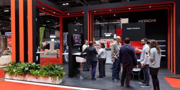 Stand de Hitachi Rail España en "Rail Live 2025"