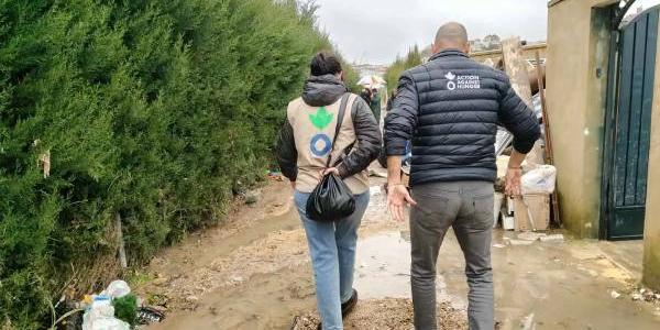 Acción contra el Hambre prestando ayuda a los afectados en Andalucía