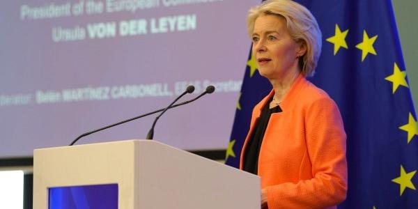 La presidente de la Comisión Europea, Ursula von der Leyen