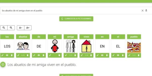 AraWrite, herramienta de pictogramas