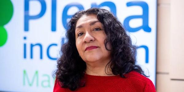 Lisber, asistente personal en la Oficina de vida independiente de Plena Inclusión Madrid