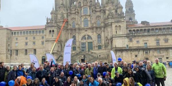 Personas con diabetes que participaron el pasado año en el Camino de Santiago | Foto de FEDE