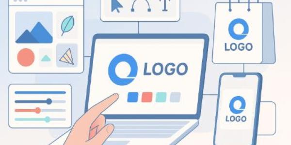 Infografía sobre crear logotipos