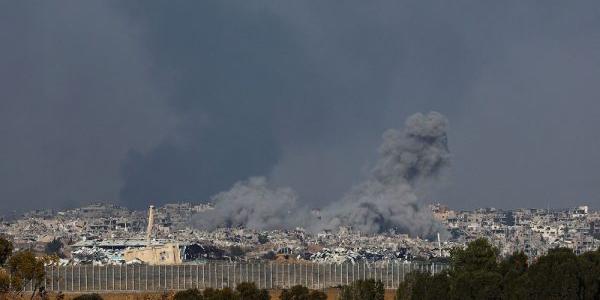 Bombardeo en Gaza