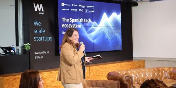 Paloma Castellano, directora de Wayra España, en la presentación del informe 2025 de 'El Ecosistema Tecnológico' 