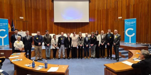 Representantes de la  Federación Española de Familias de Cáncer Infantil (FEFCI),