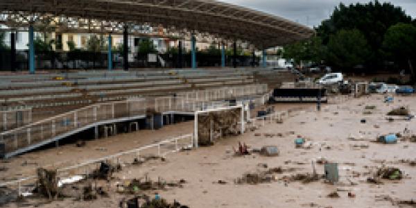La DANA se ceba con los espacios deportivos