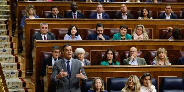 Sesión de control en el Congreso de los Diputados en Madrid. 