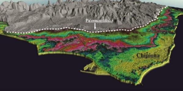 Un mapa de Doñana en el pasado