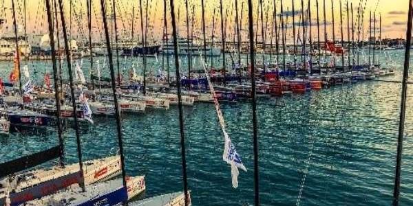 Puerto de Palma de Mallorca donde funciona el dron acuático