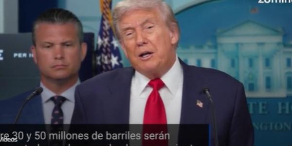 Trump anuncia el acuerdo para recibir petróleo venezolano