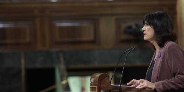 Pilar Calvo en una intervención en el Congreso | Foto de Junts