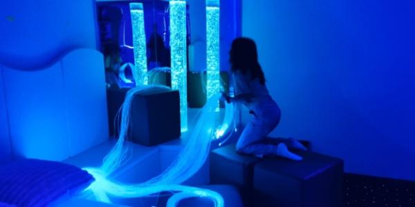 Aula multisensorial creada en el proyecto del l Arratiako Zulaibar Lanbide Ikastegia 