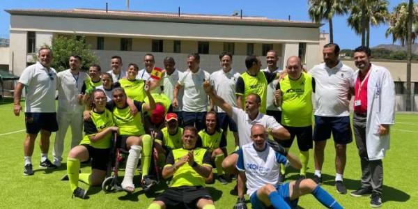 Foto de familia de la actividad deportiva