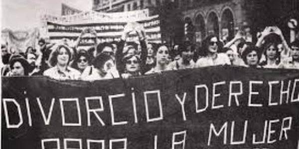 Manifestaciones por el feminismo en la época franquista