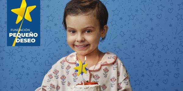 Niña en la Fundación Pequeño Deseo