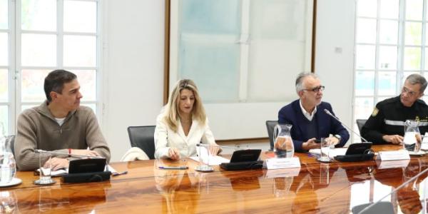 Varios miembros del Gobierno en una reciente reunión de seguimiento de los efectos de la DANA 
