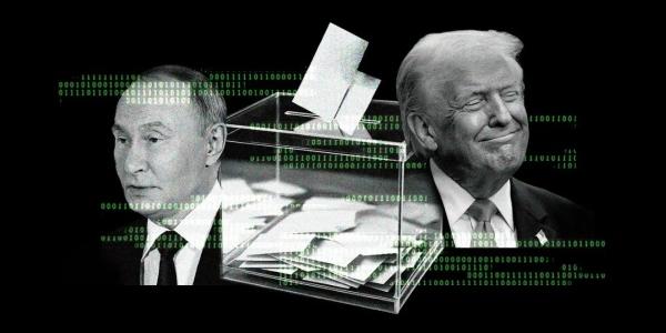 Fotomontaje de Donald Trump y Vladimir Putin 