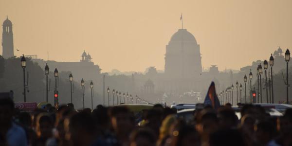 La ciudad de Nueva Delhi, en la India