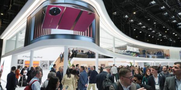 Estand de Huawei en Mobile World Congress de 2025 