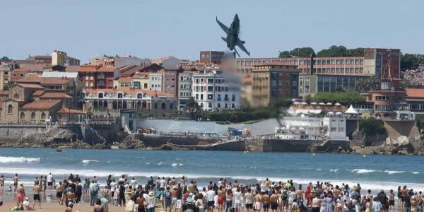 Maniobra en Gijón, Asturias