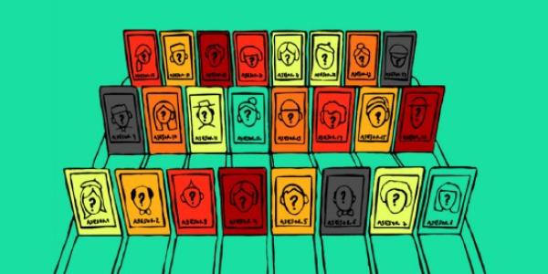 Infografía sobre ministros como si se tratase del juego quién es quién