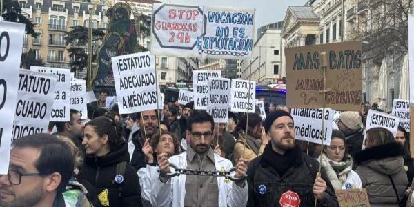 Huelga médica por el Estatuto Marco