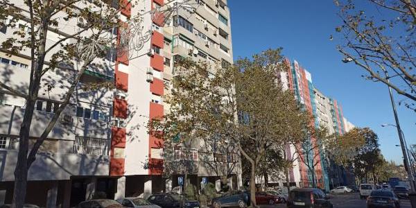 Edificios rehabilitados en el Poblado Dirigido de Orcasitas 