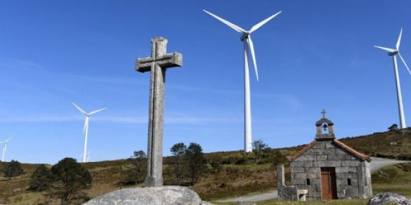Ejemplo de parques eólicos en Galicia