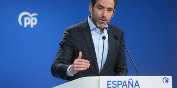 Borja Sémper en rueda de prensa | Foto: Borja Sánchez (EFE)