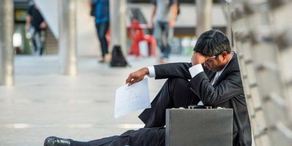 Hombre en situación de desempleo