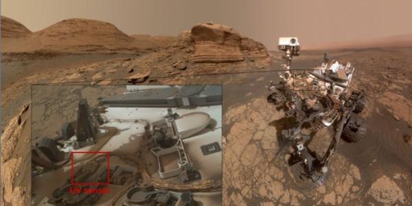 Sensor ultravioleta embarcado en el rover Curiosity de la NASA