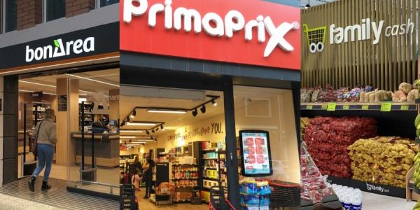 Establecimientos de BonÀrea, Primaprix y Family Cash.