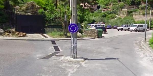 Una de las rotondas más pequeñas de España