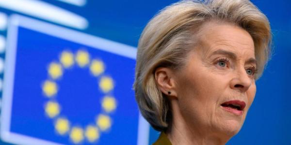 La presidenta de la Comisión Europea, Ursula von der Leyen 
