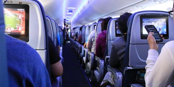 Pasajeros de un avión