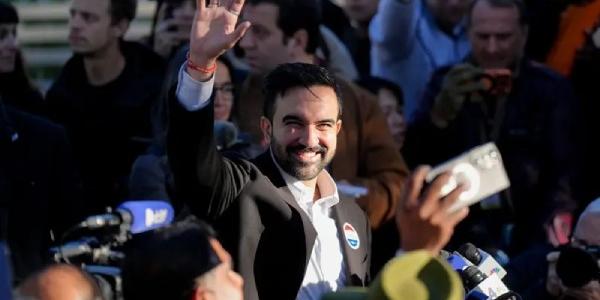 Zohran Mamdani en un acto público