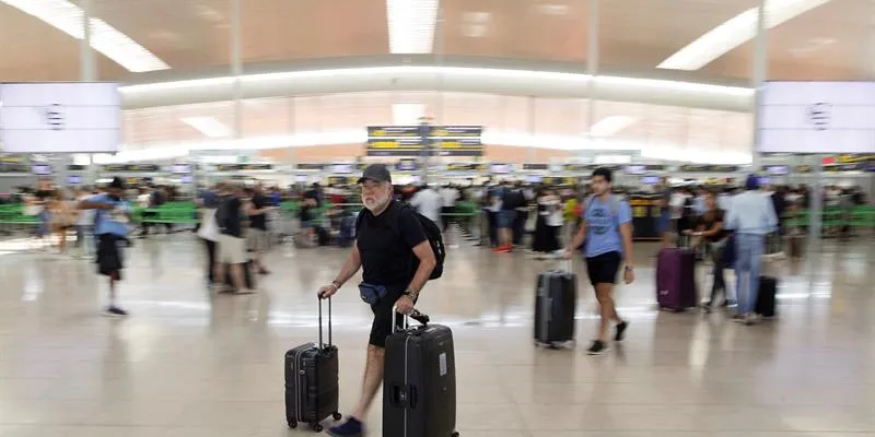 Aeropuerto del Prat en Huelga