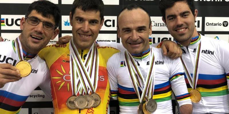 La representación española ha conseguido diez medallas durante el Mundial 